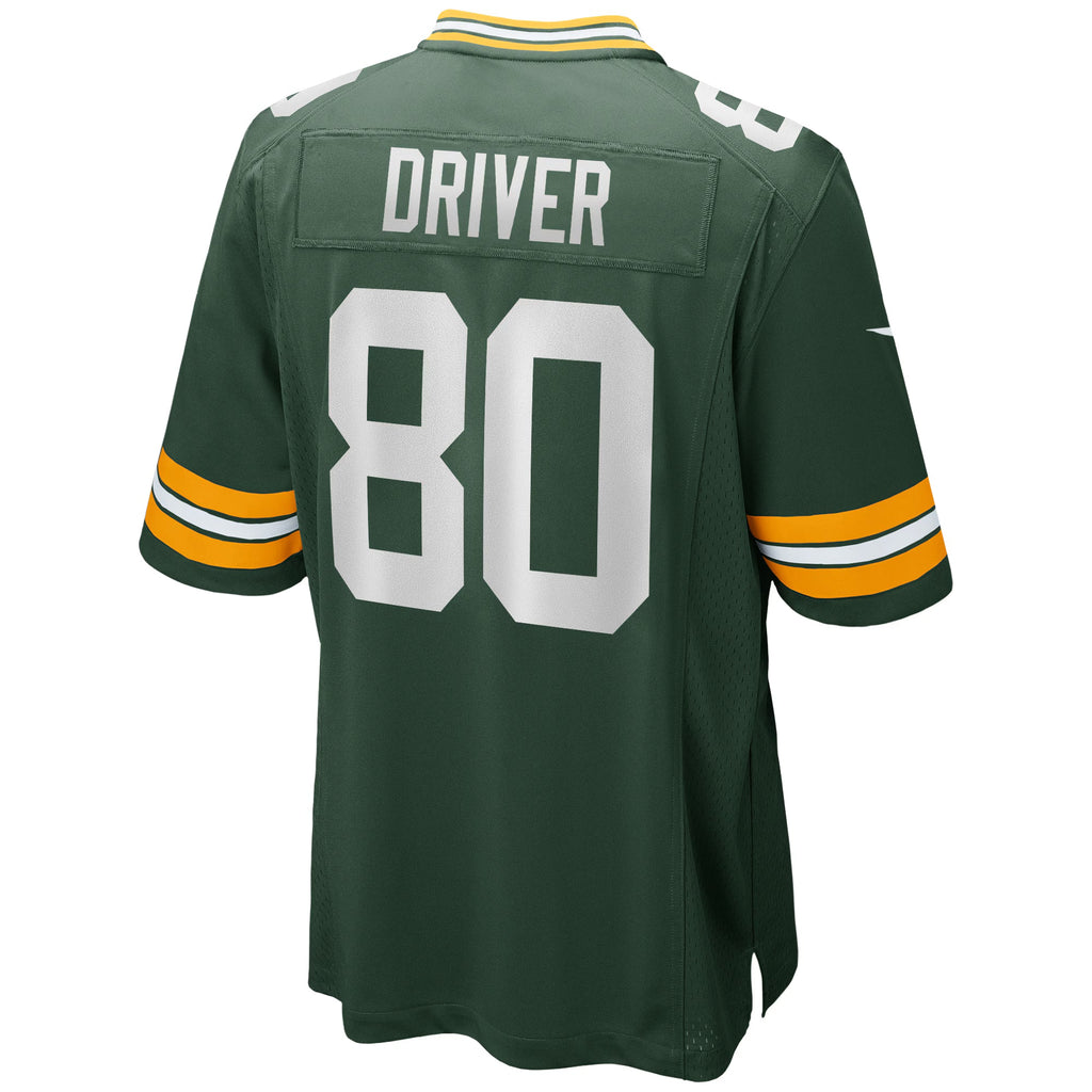 Green Bay Packers Donald Driver Green Game Retired Player Jersey