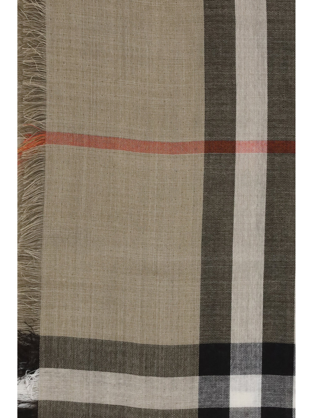 Burberry Men Check Reversible Wool And Silk Scarf