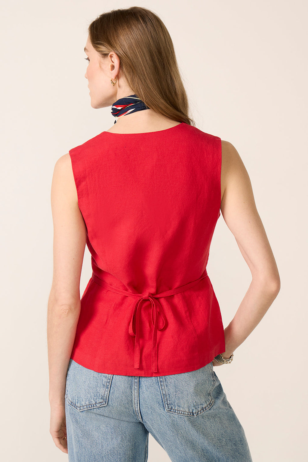 Women's Ridley Linen Vest Top