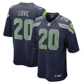 Seattle Seahawks Julian Love College Navy Game Jersey