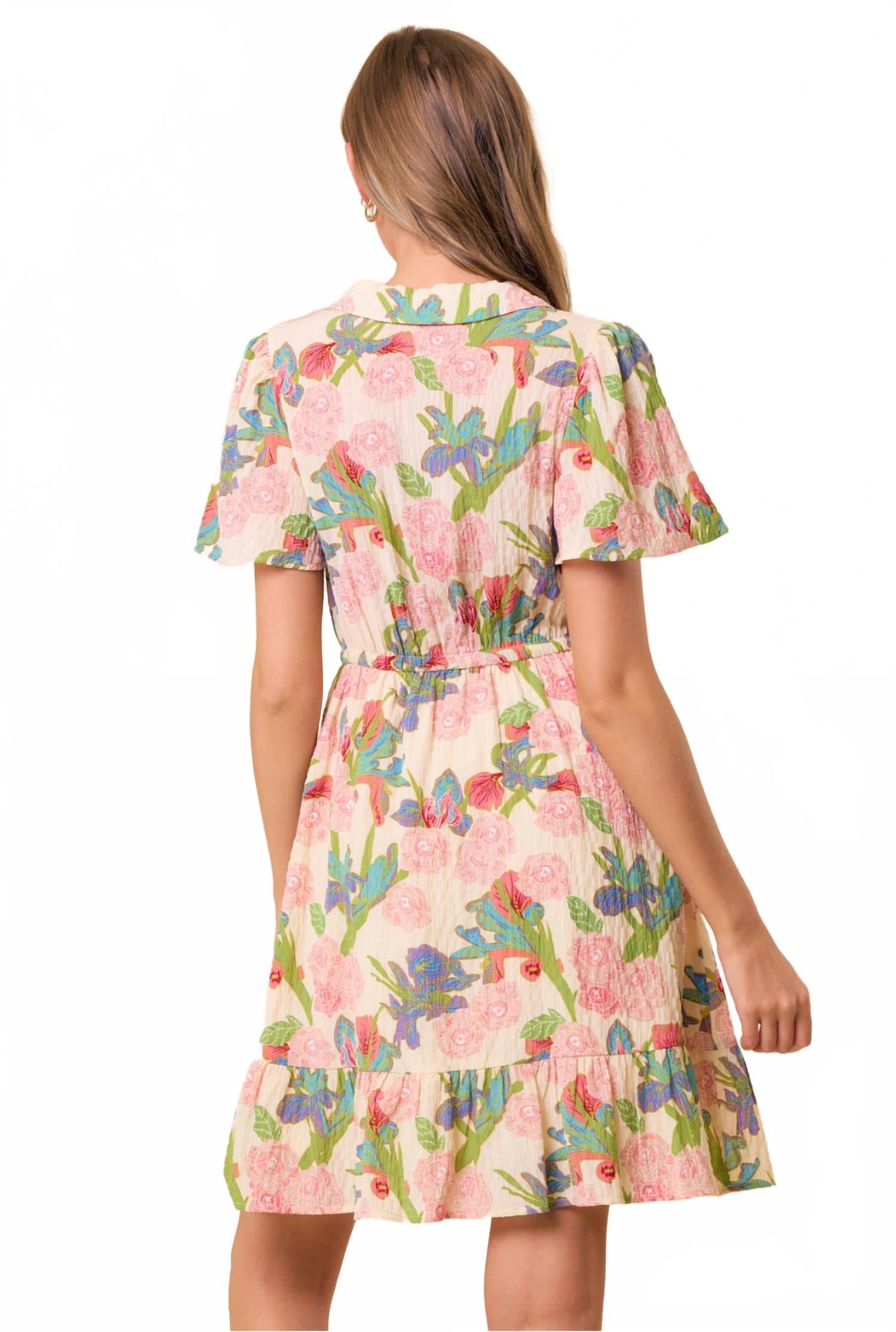 Buttercup Mini Dress In Multicolor