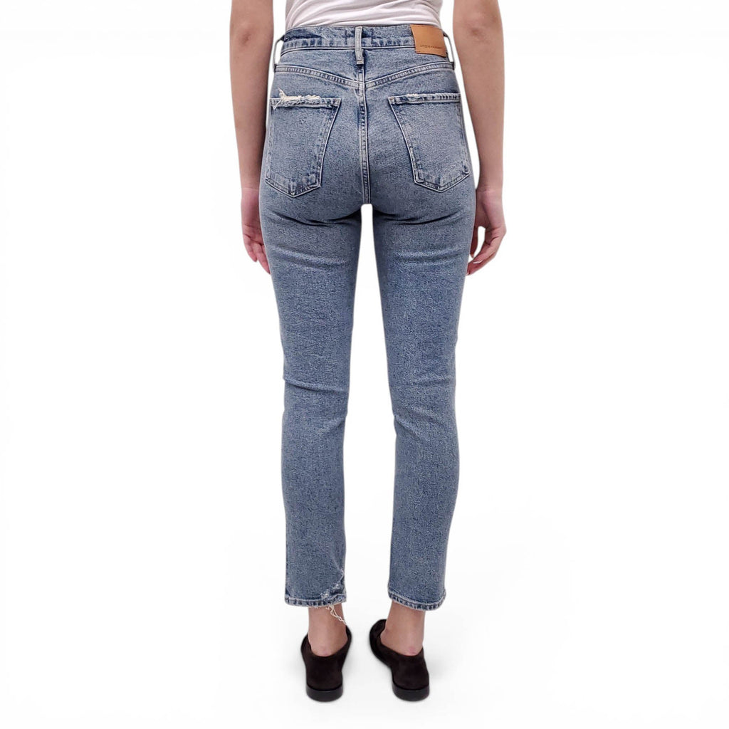 CITIZENS OF HUMANITY FADED BLUE 'CHARLOTTE' SKINNY JEANS - SIZE 26