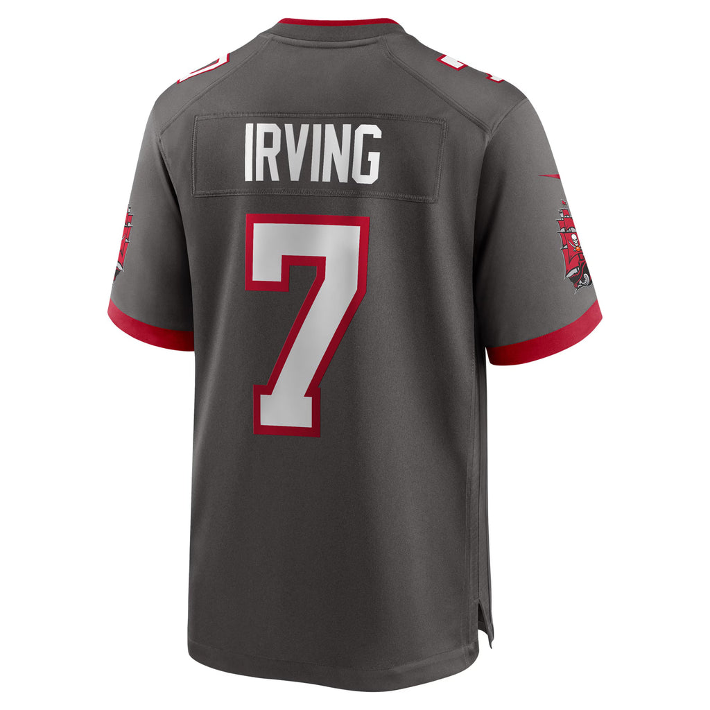 Tampa Bay Buccaneers Bucky Irving Pewter Alternate Game Jersey