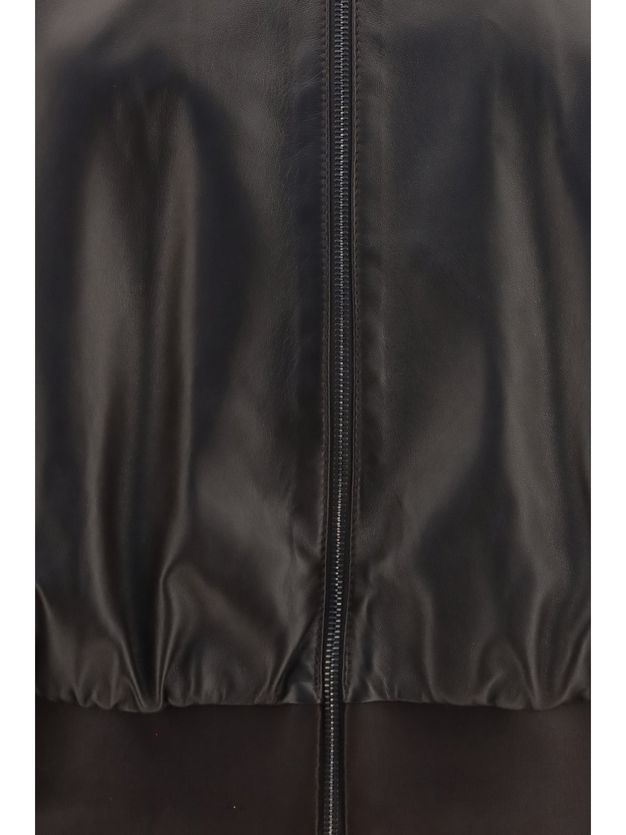 Gucci Women Soft Nappa Bomber Jacket