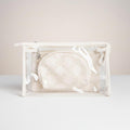 3PCS - Floral Clear Travel Cosmetic Pouch Bag Set