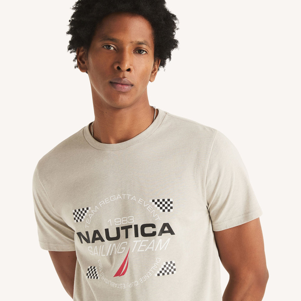 Nautica Mens Sailing Team Graphic T-Shirt