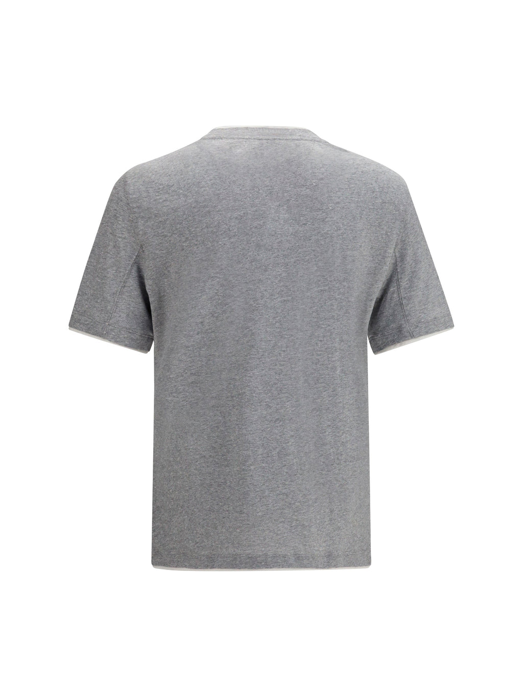 Brunello Cucinelli Men Short-Sleeve Cotton T-Shirt