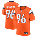 Denver Broncos Eyioma Uwazurike Orange Team Game Jersey