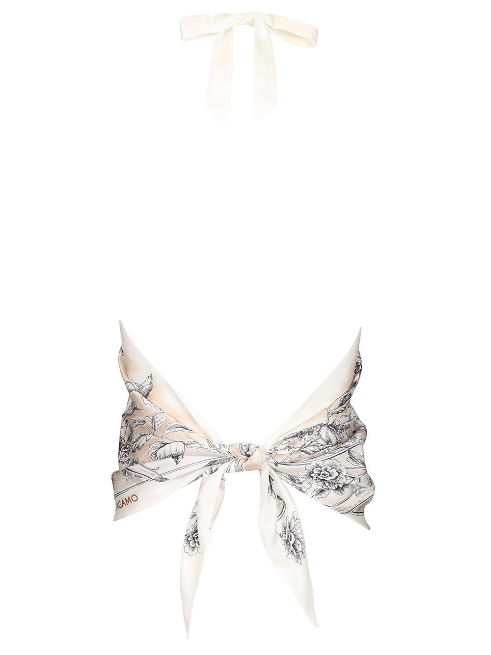 Ferragamo Women Top Foulard With Ethnic Print