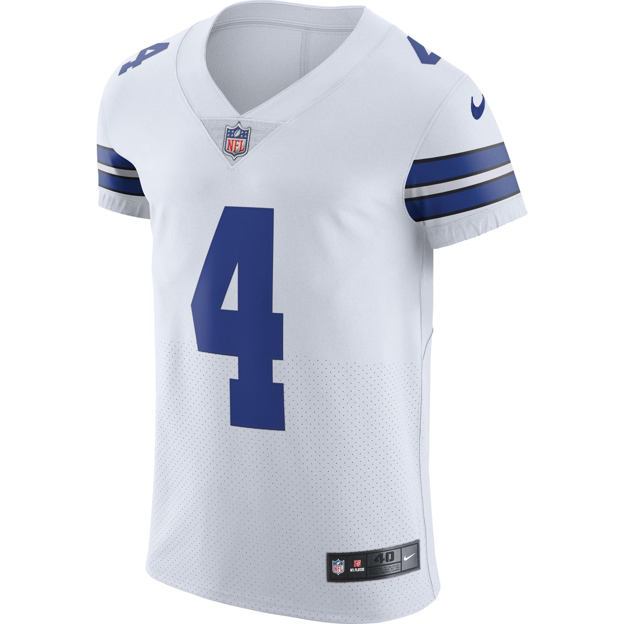 Dallas Cowboys Dak Prescott White Vapor Elite Player Jersey