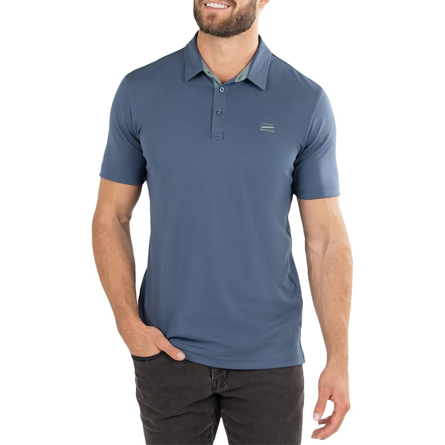 Men's Sky Peak Polo Shirt In Insignia/vintage Indigo