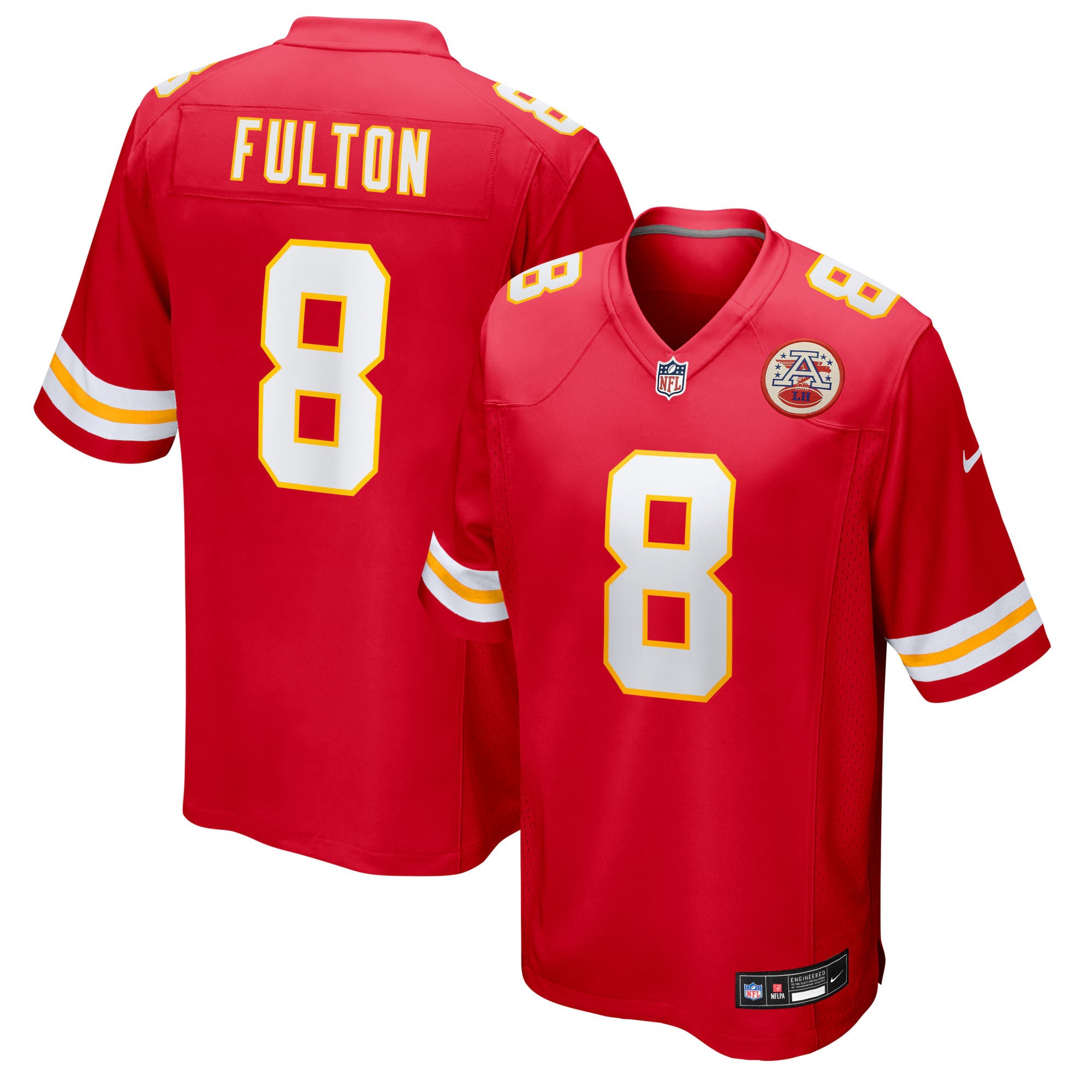 Kansas City Chiefs Kristian Fulton Red Team Game Jersey