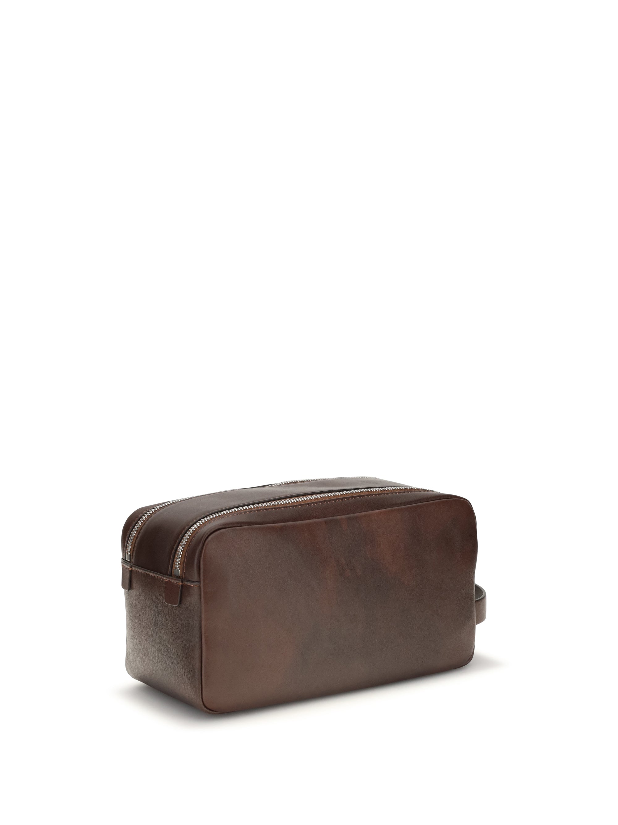 Brunello Cucinelli Men Leather Beauty Case