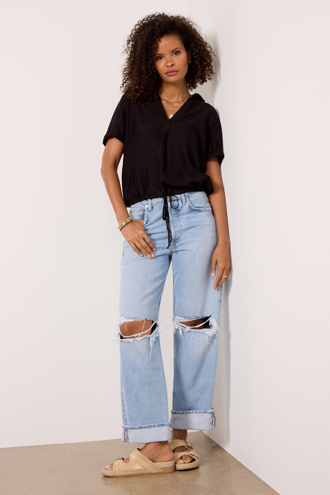 Women's Tie Waist Shirt