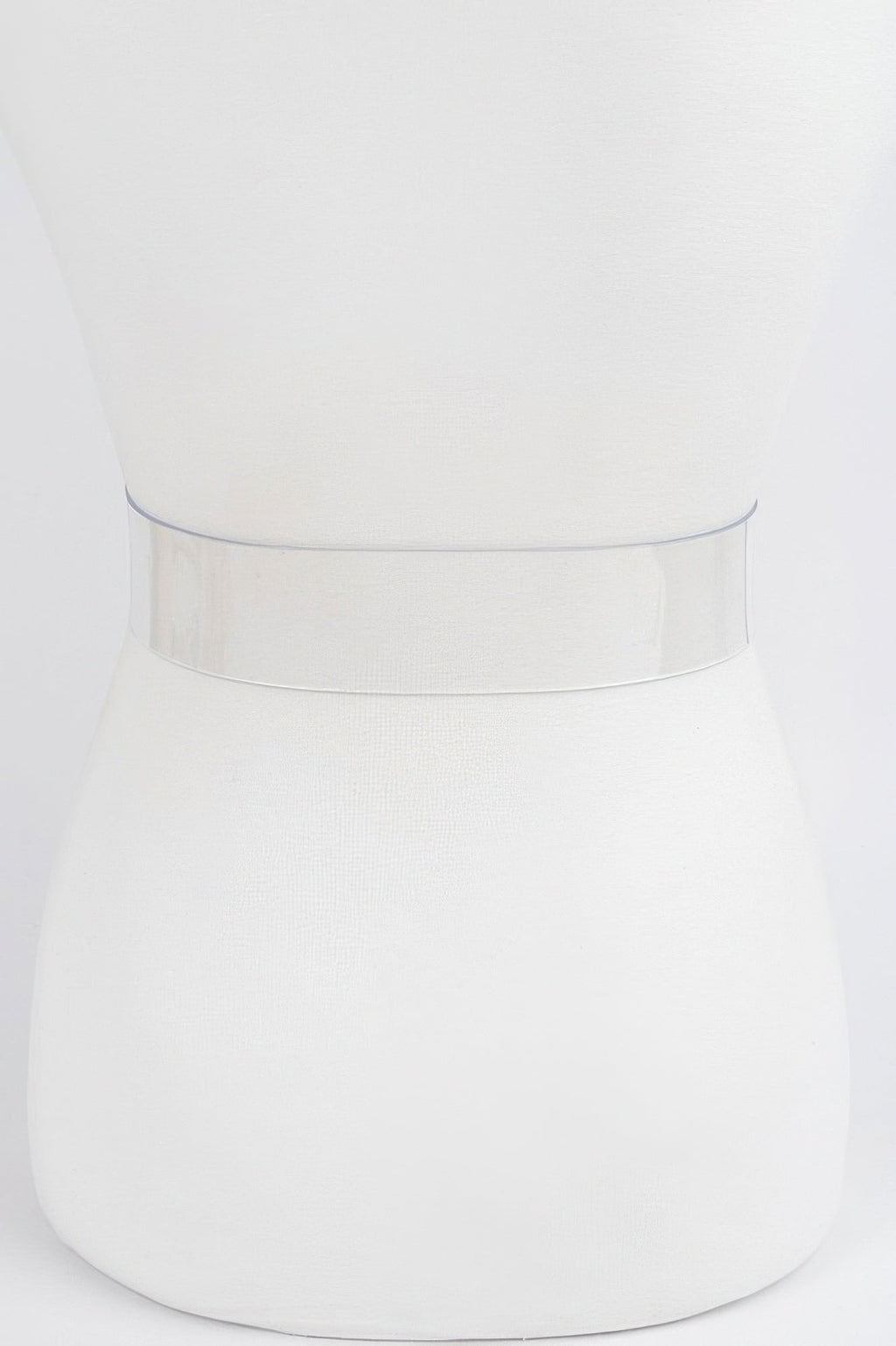 Faux Bamboo Buckle Plus Size Transparent Belt
