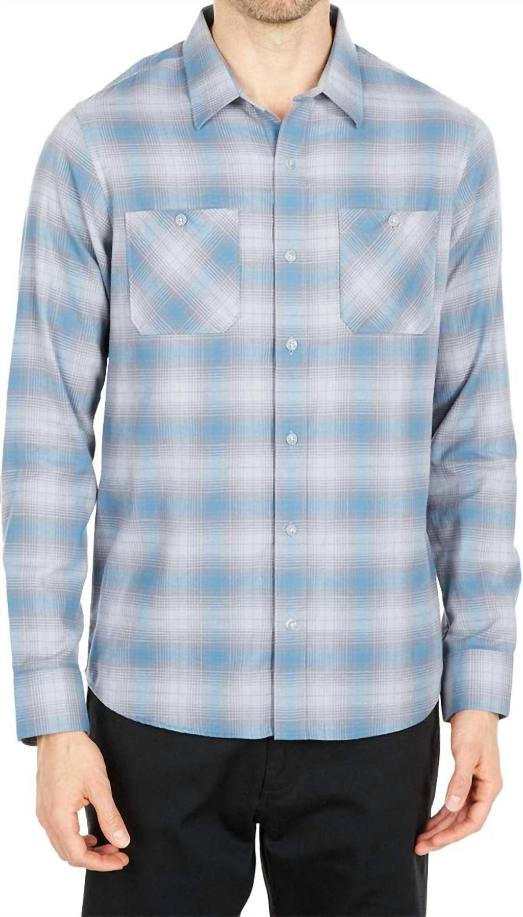High Stakes Button Down Shirt In Quiet Shade
