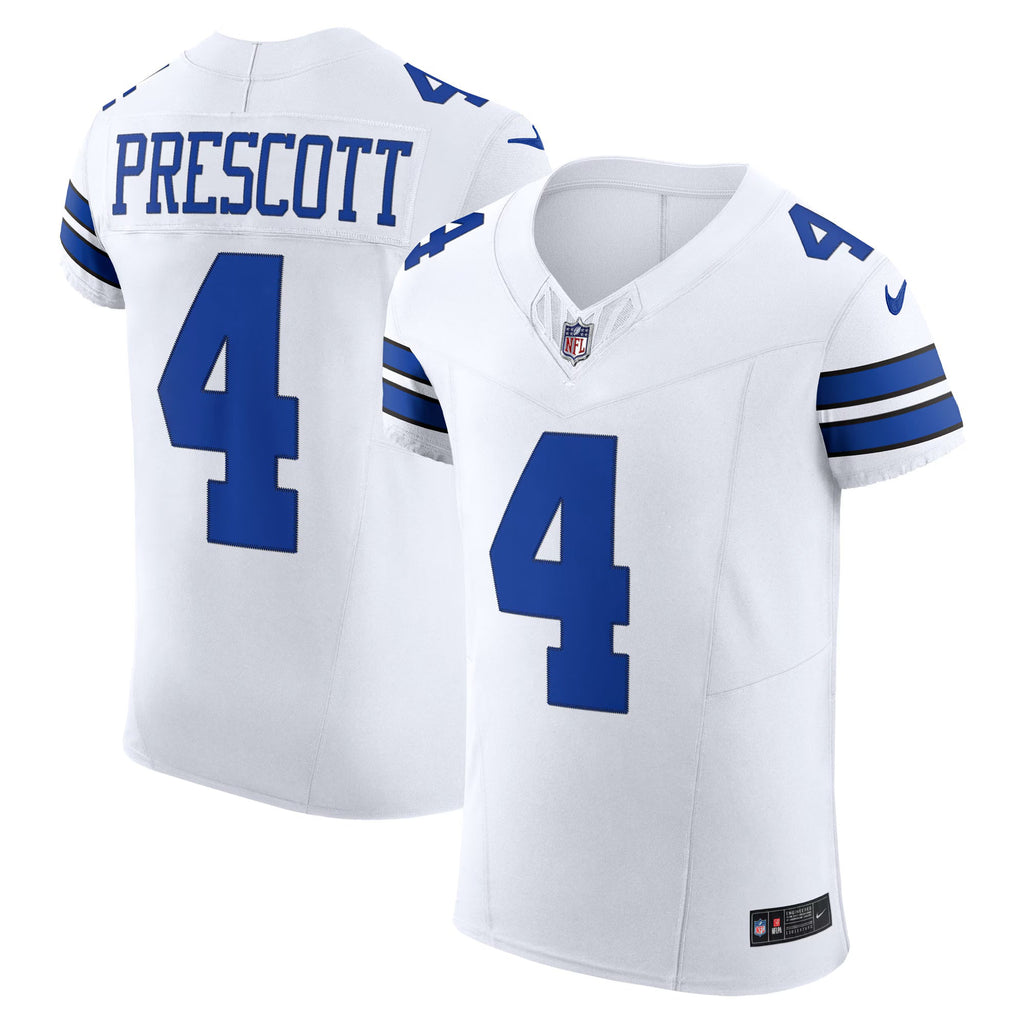 Dallas Cowboys Dak Prescott White Vapor F.U.S.E. Elite Jersey