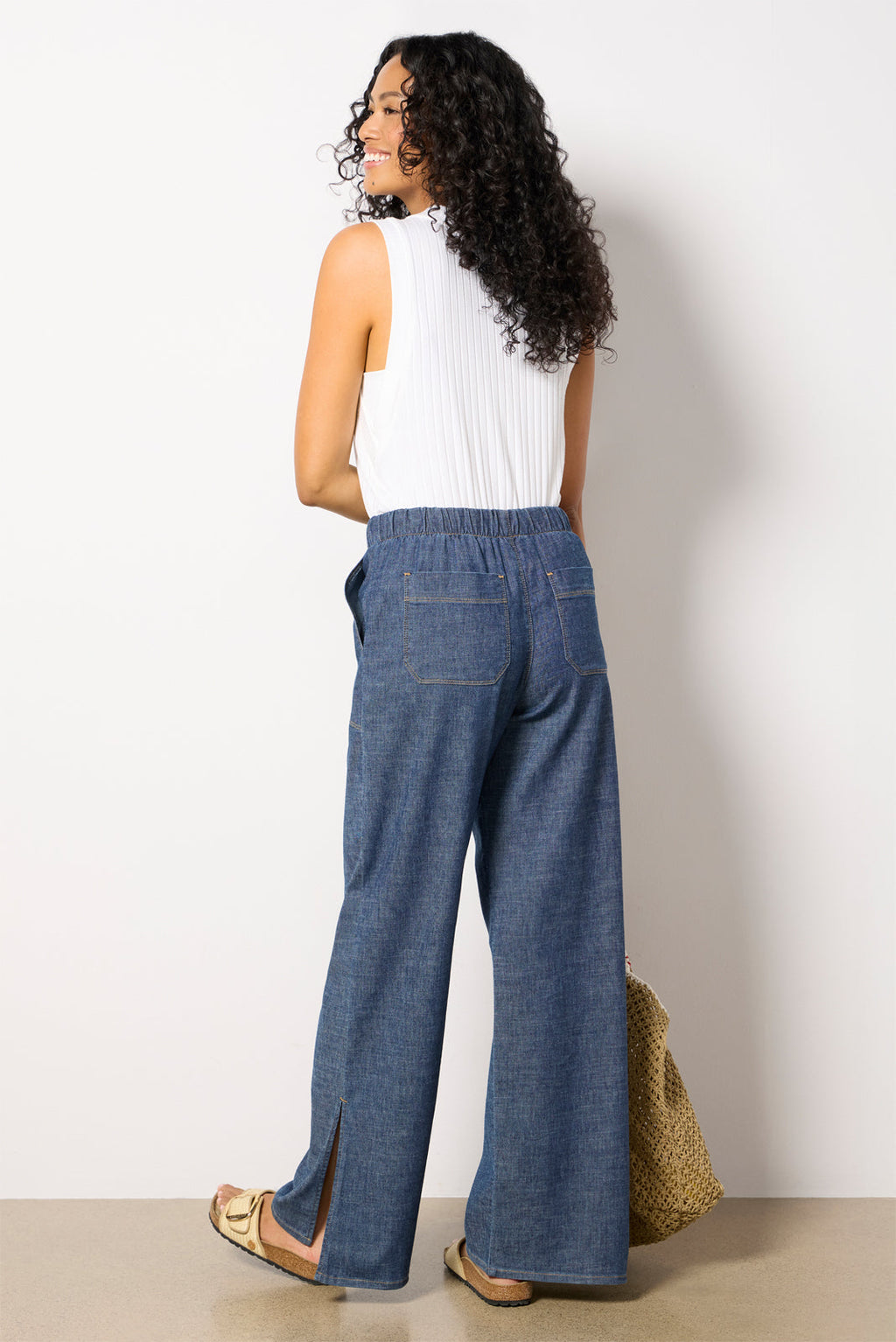 Women's Julia Stretch Linen Lounge Pants