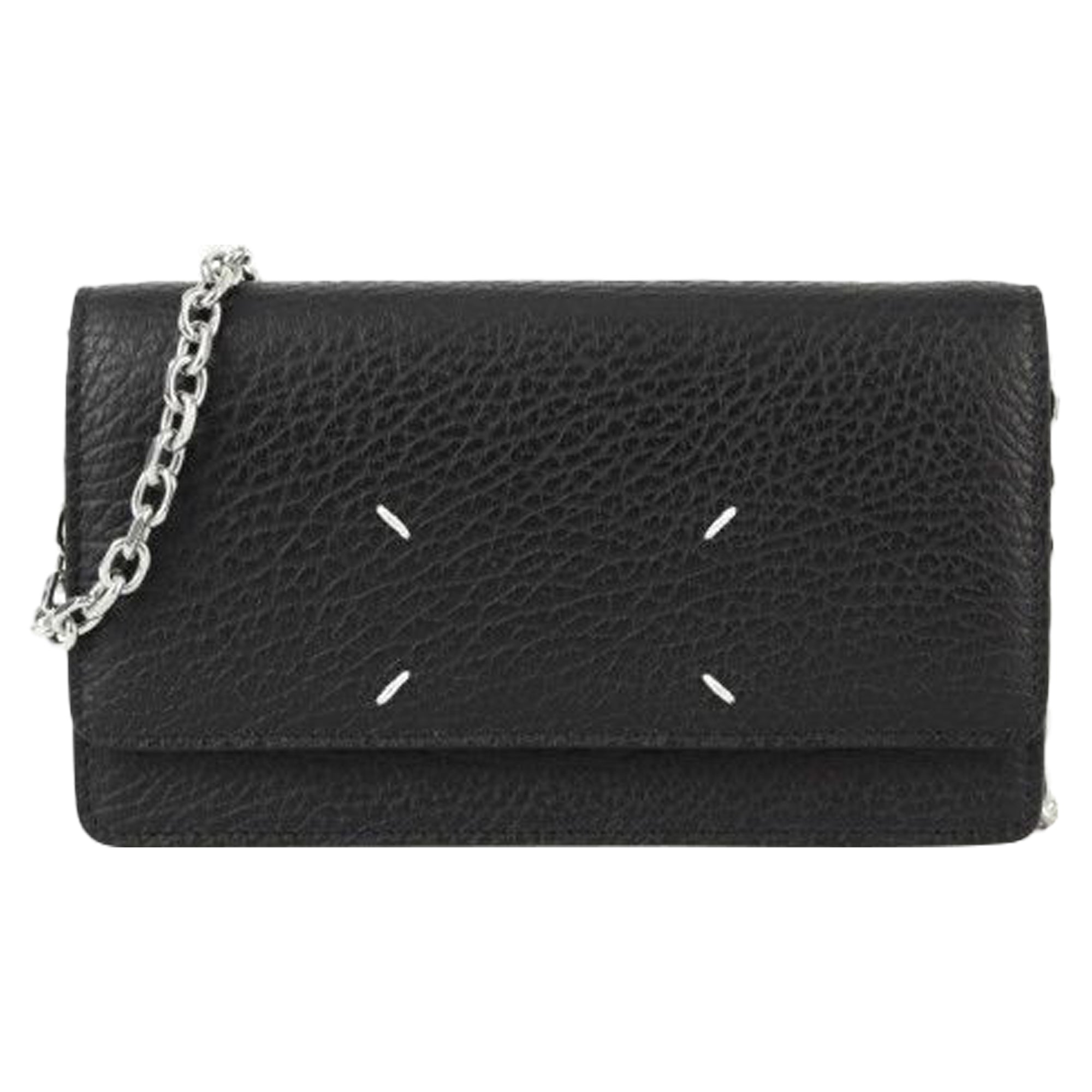 Stitched Chain Wallet Shoulder Bag