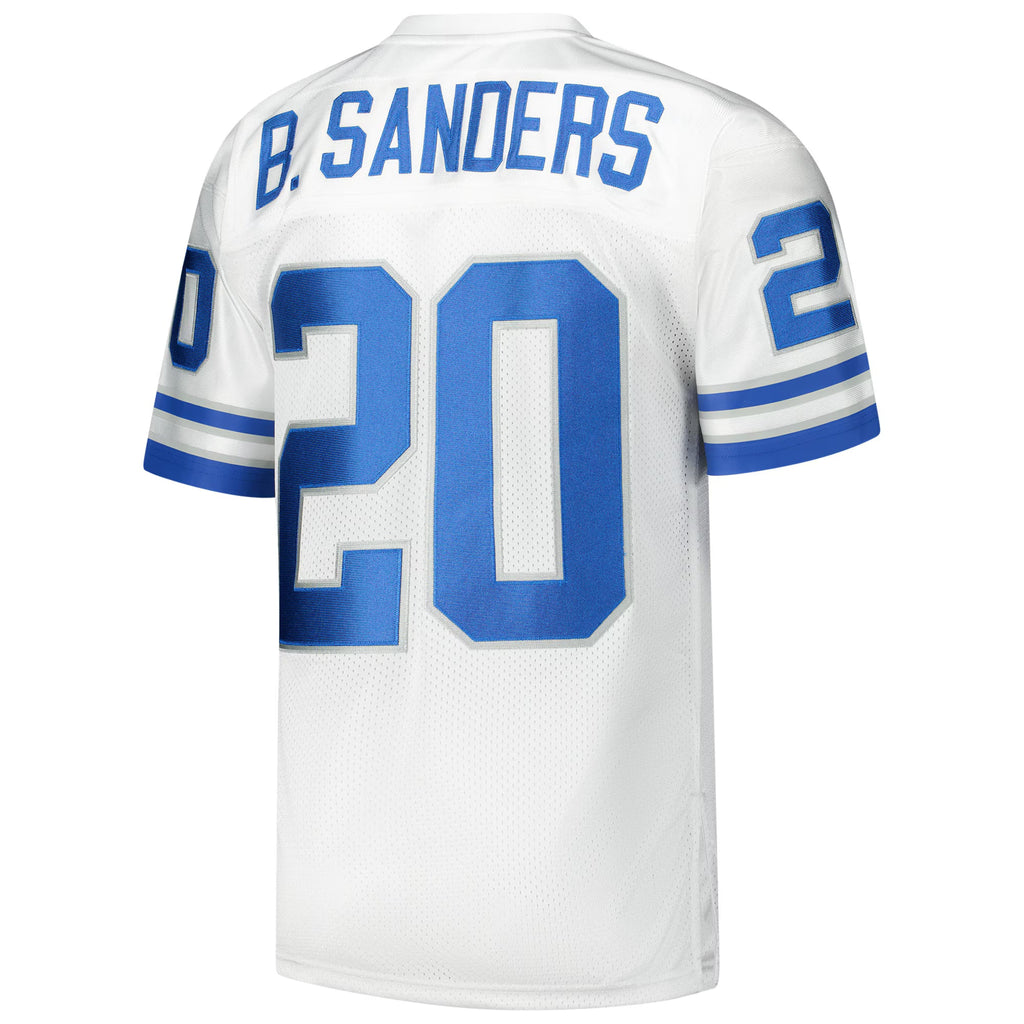 Detroit Lions 1994 Barry Sanders Mitchell & Ness White Authentic Throwback Retired Player Jersey