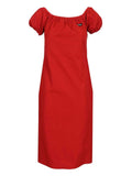 Miu Miu Women Cotton Midi Dress