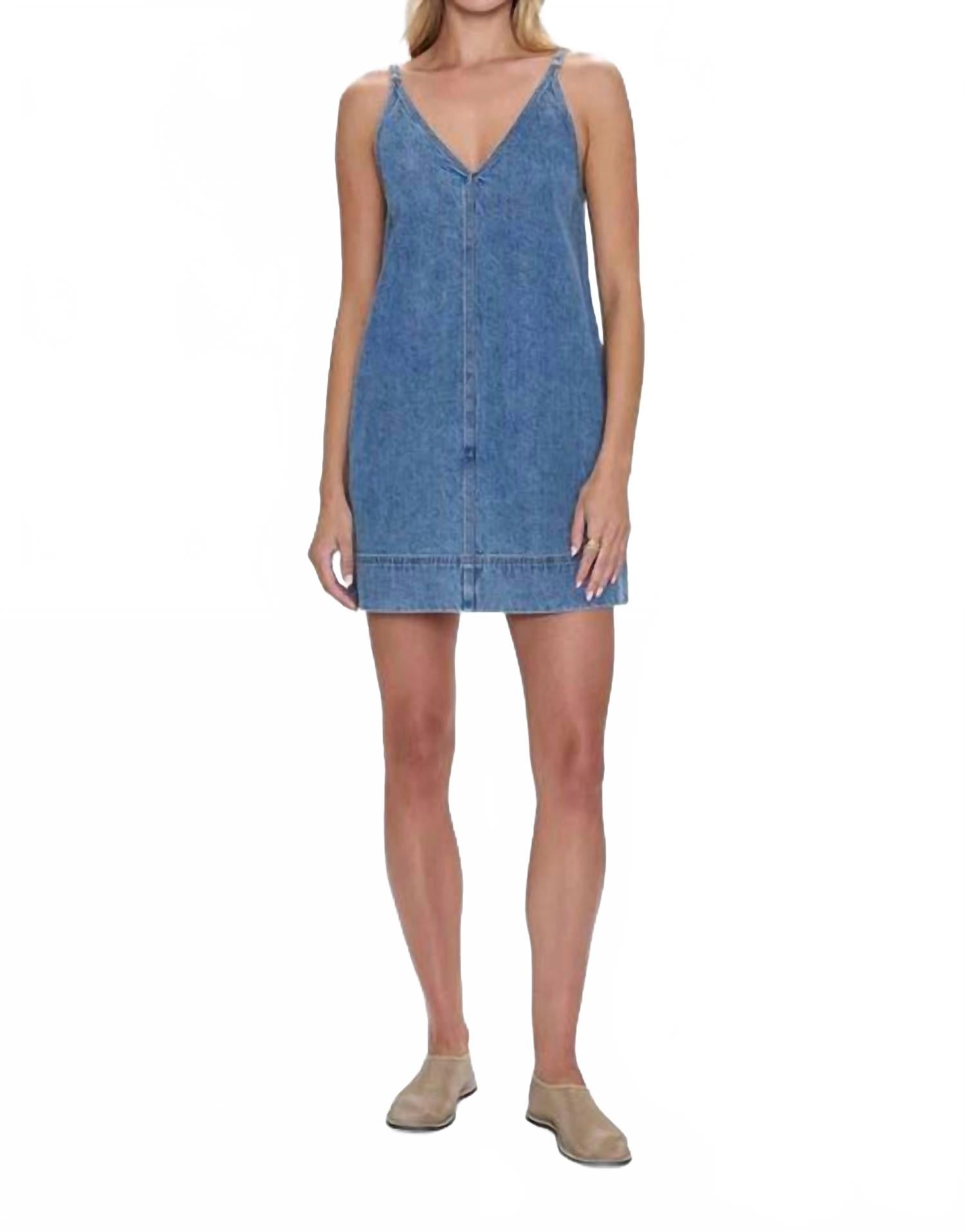 Tavi Mini Dress In Palms