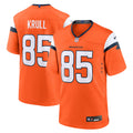 Denver Broncos Lucas Krull Orange Team Game Jersey