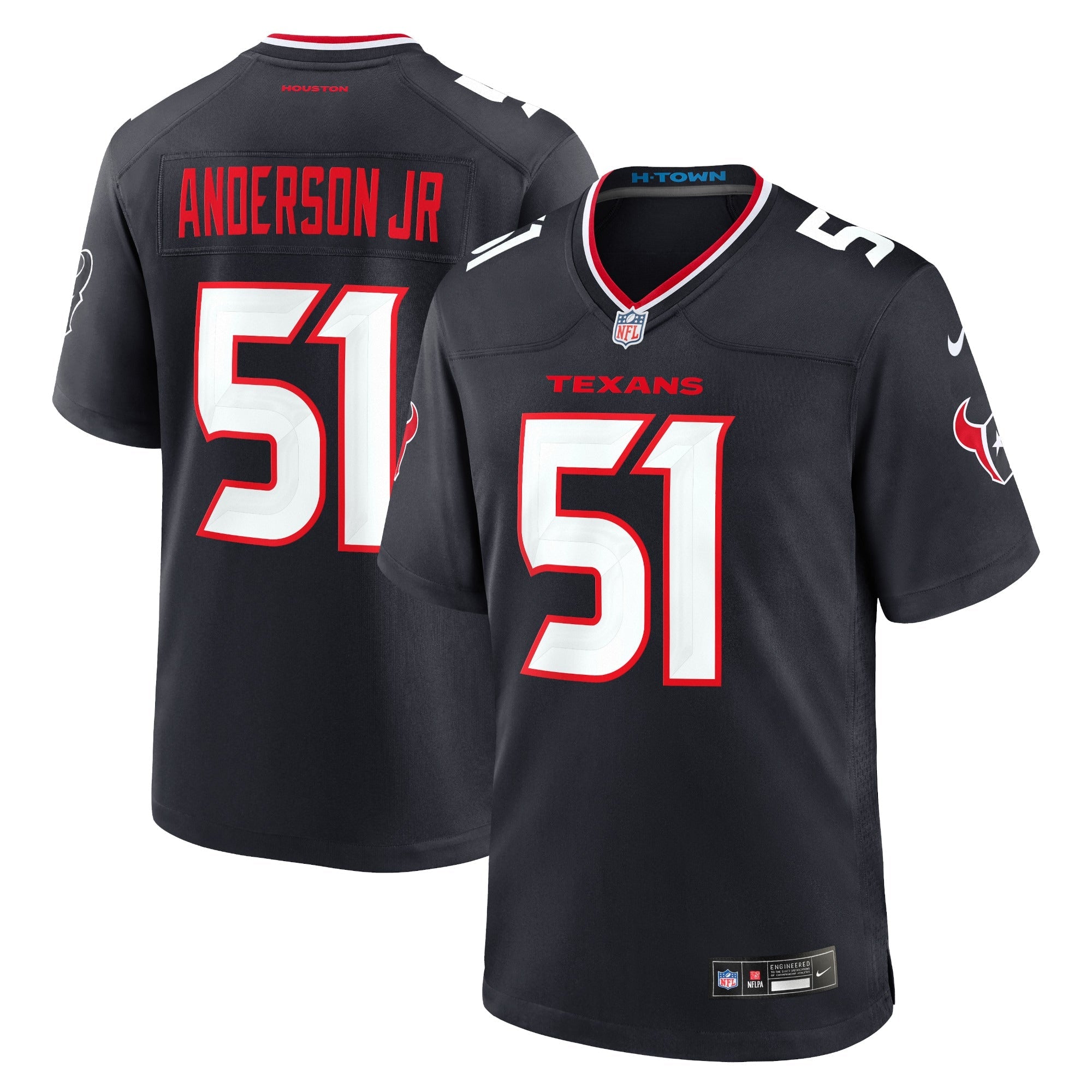 Houston Texans Will Anderson Jr. Navy Game Jersey