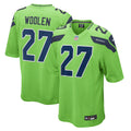 Seattle Seahawks Tariq Woolen Neon Green Game Jersey