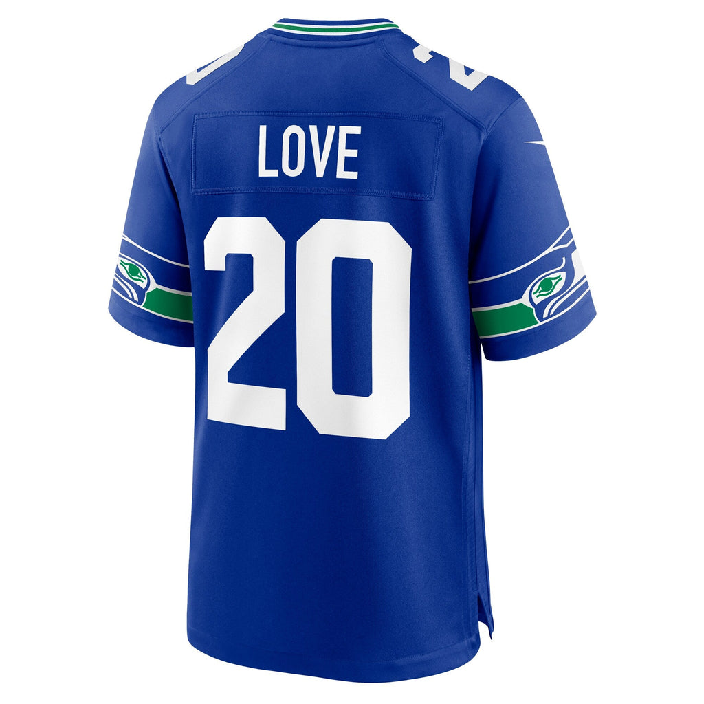 Seattle Seahawks Julian Love Royal Alternate Game Jersey