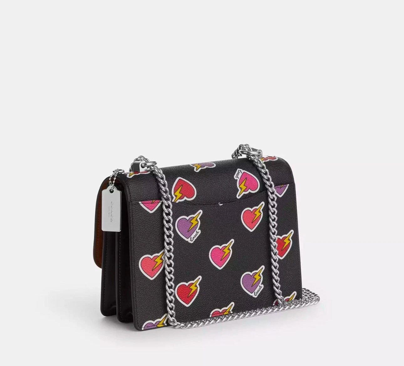NWT Coach Klare Crossbody Bag with Heart bolt Print