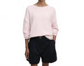 Marine Crew Neck Jumper In Pink