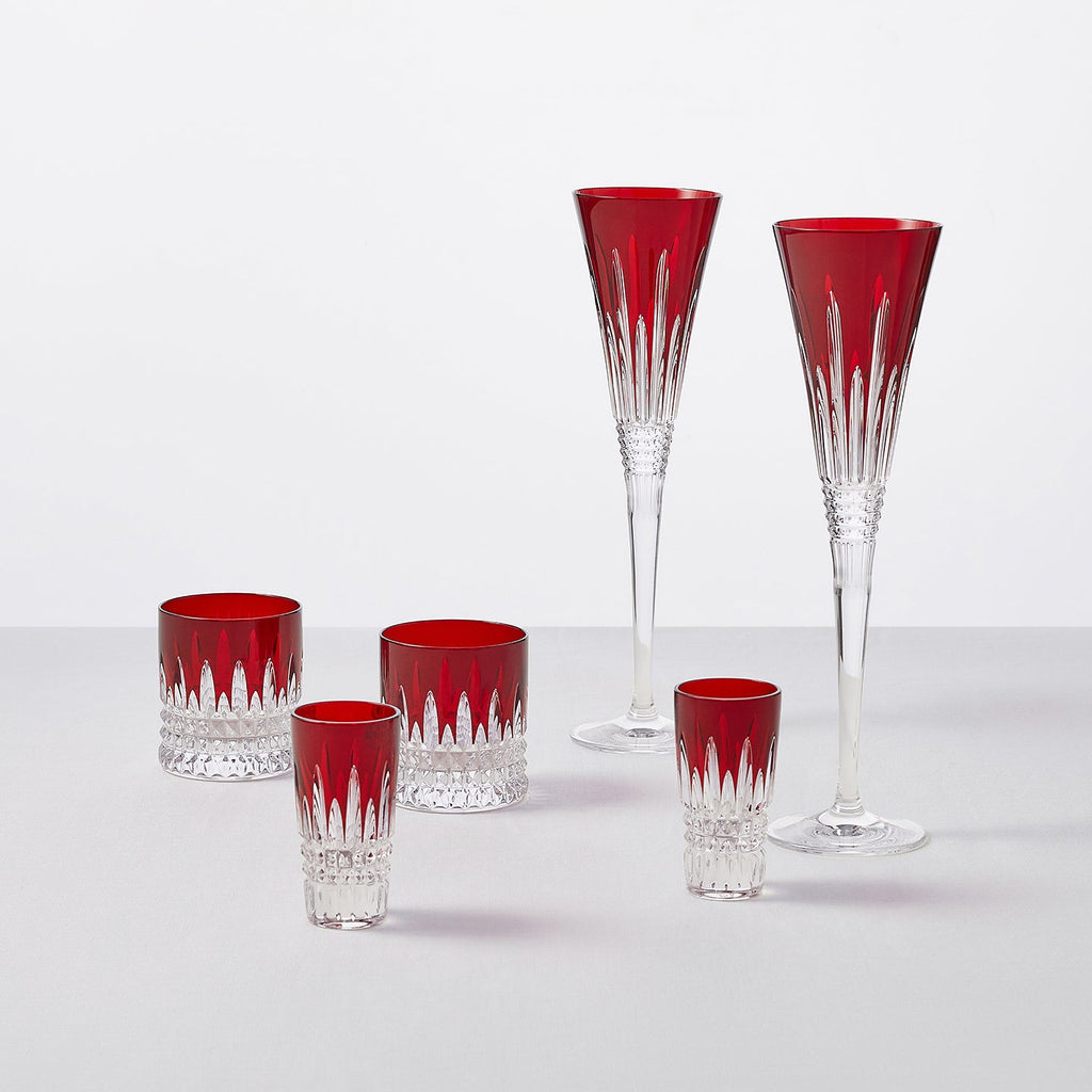 New Year Tumblers Firework, Set of 2, Red