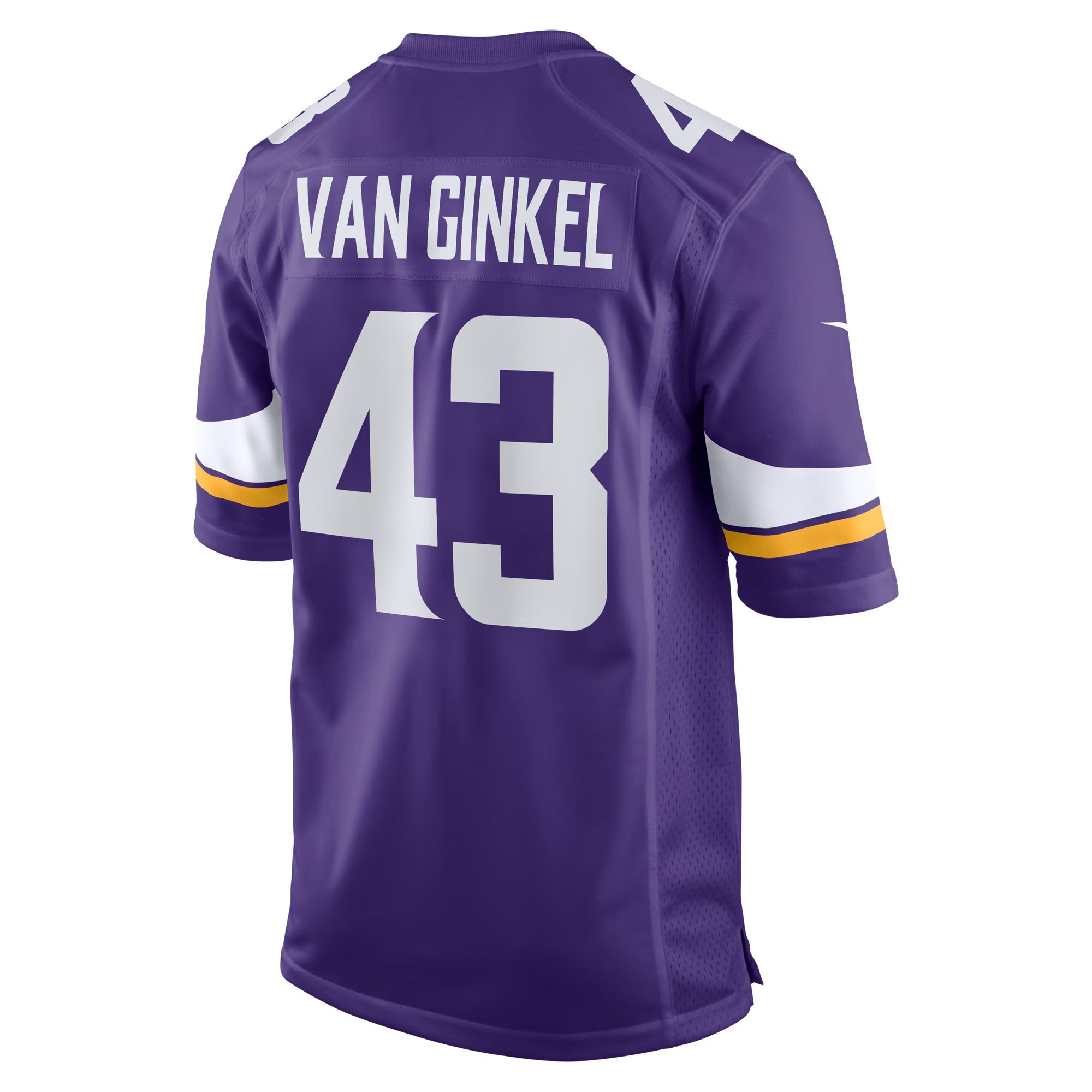 Minnesota Vikings Andrew Van Ginkel Purple Team Game Jersey