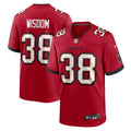 Tampa Bay Buccaneers Rashad Wisdom Red Team Game Jersey