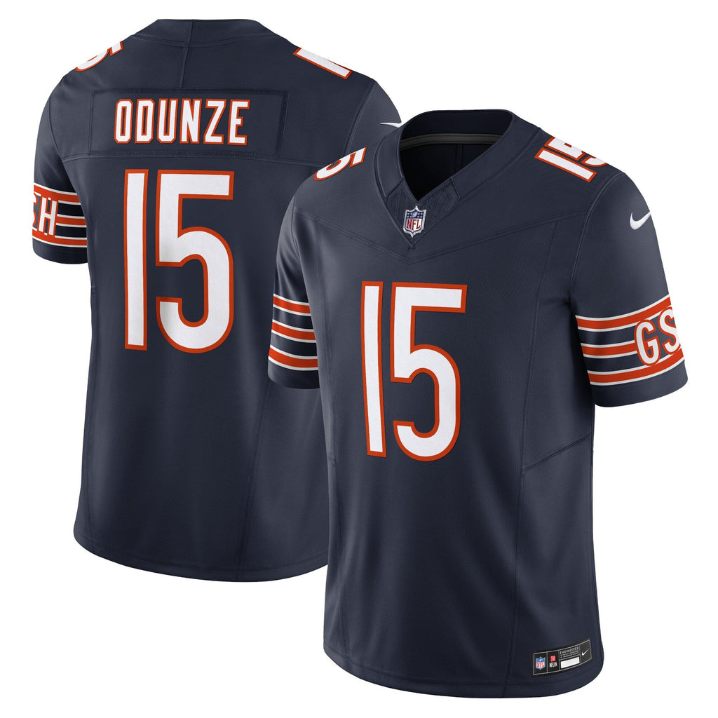 Chicago Bears Rome Odunze Navy Vapor F.U.S.E. Limited Jersey