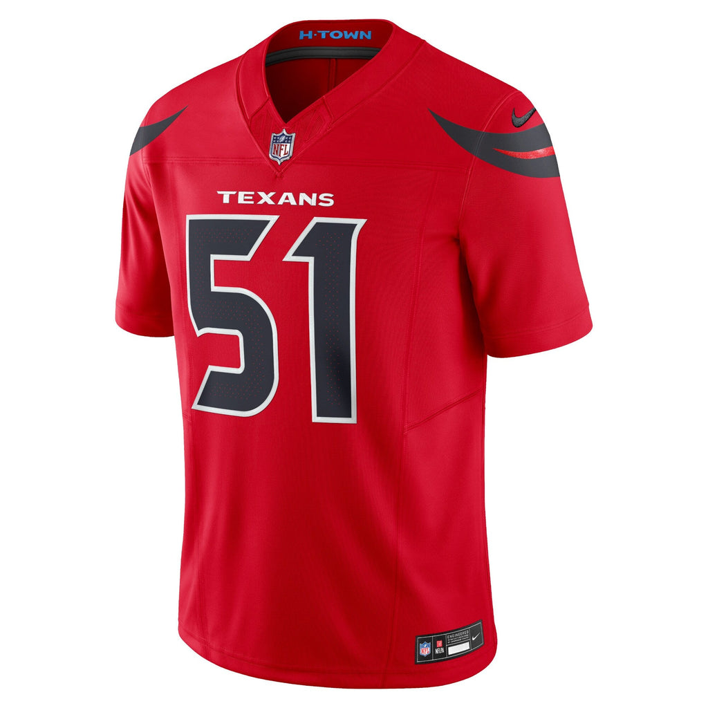 Houston Texans Will Anderson Jr. Red Alternate Vapor F.U.S.E. Limited Jersey
