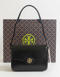 NWT Tory Burch Robinson Spazzolato Convertible Leather Medium Shoulder Bag With Dust Bag