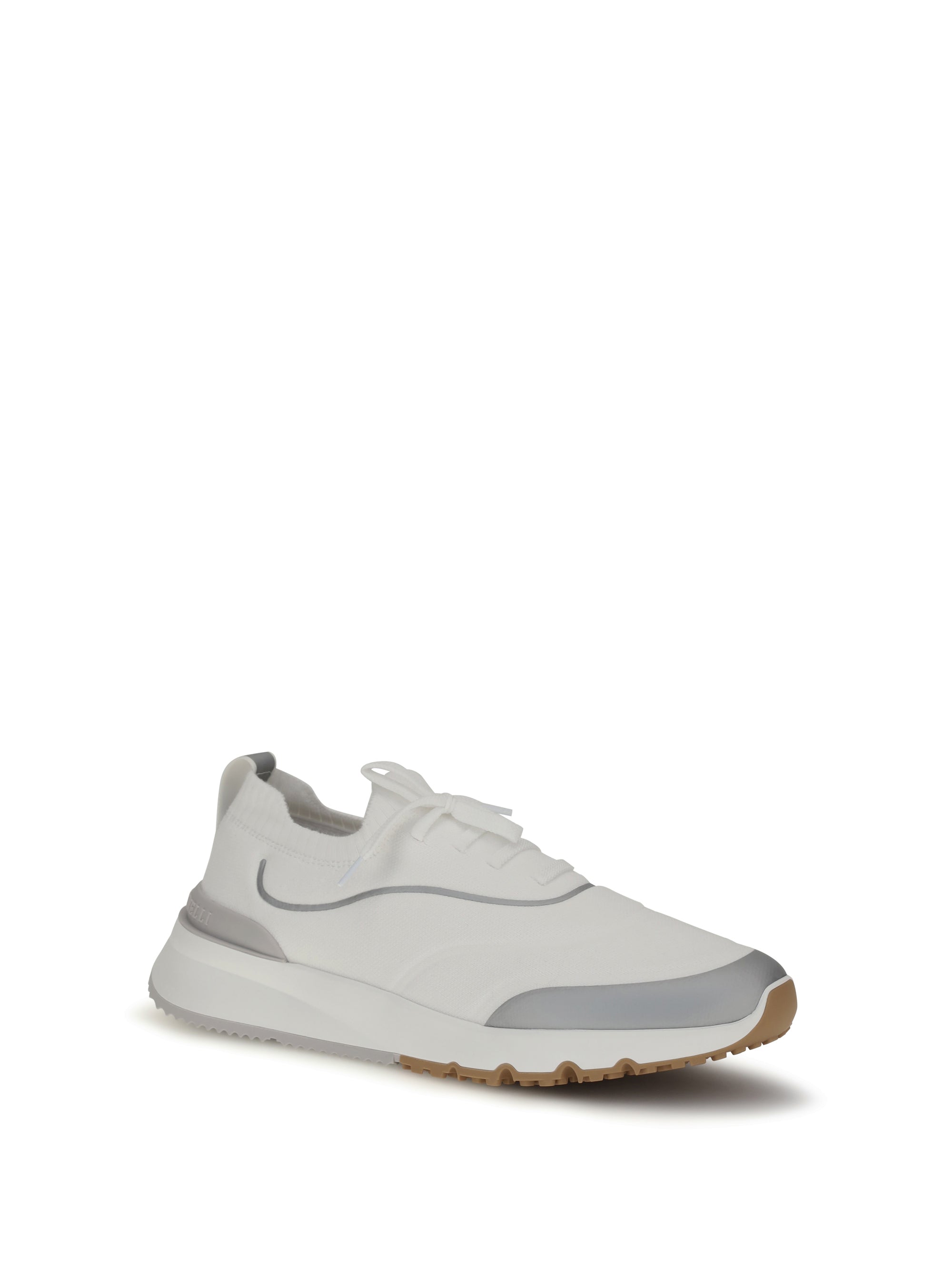 Brunello Cucinelli Men Techno Cotton Knit Sneakers Runners
