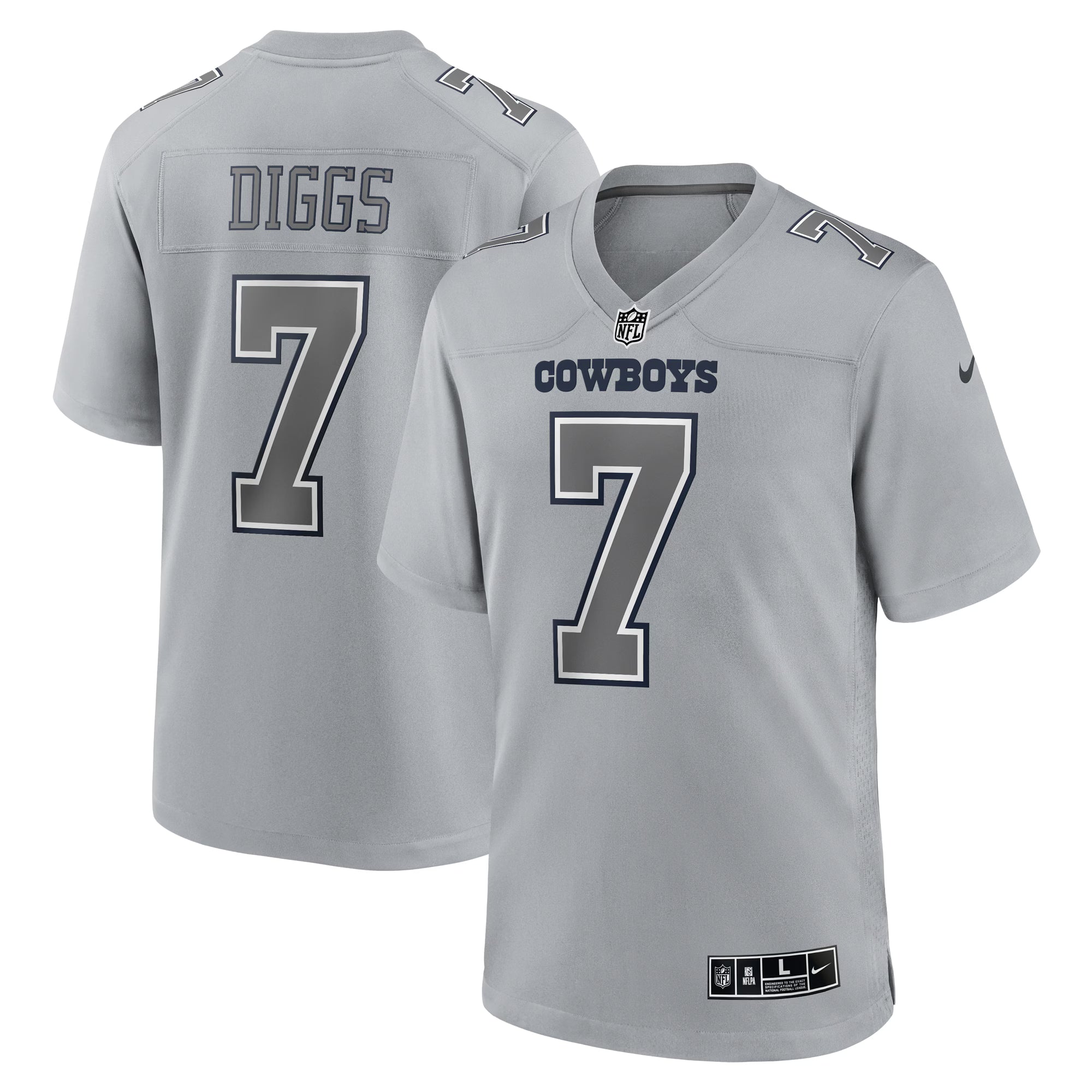 Dallas Cowboys Trevon Diggs Gray Atmosphere Fashion Game Jersey