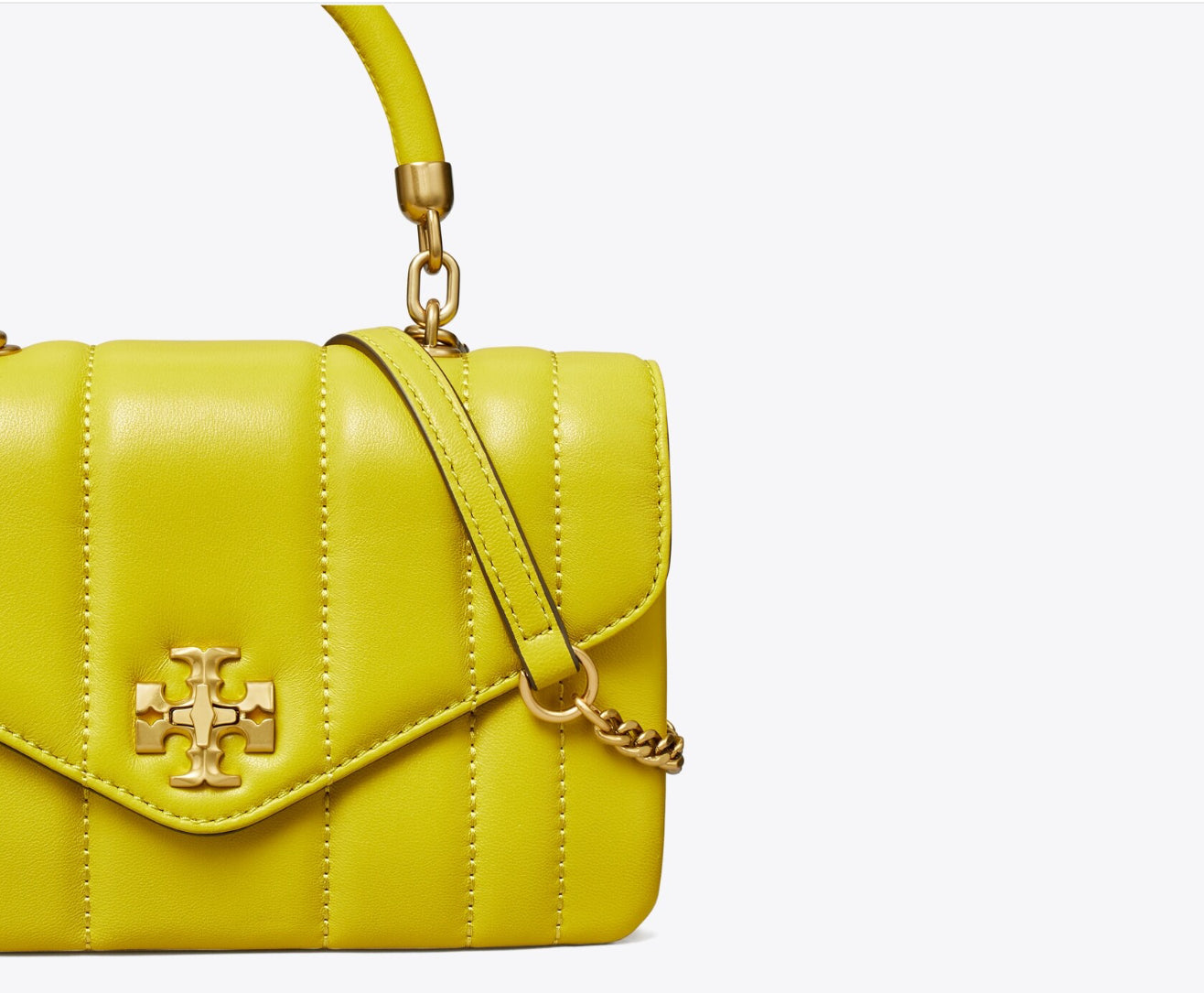NWT Tory Burch Kira Top Handle Satchel Bag In Leather With Original Dust Bag