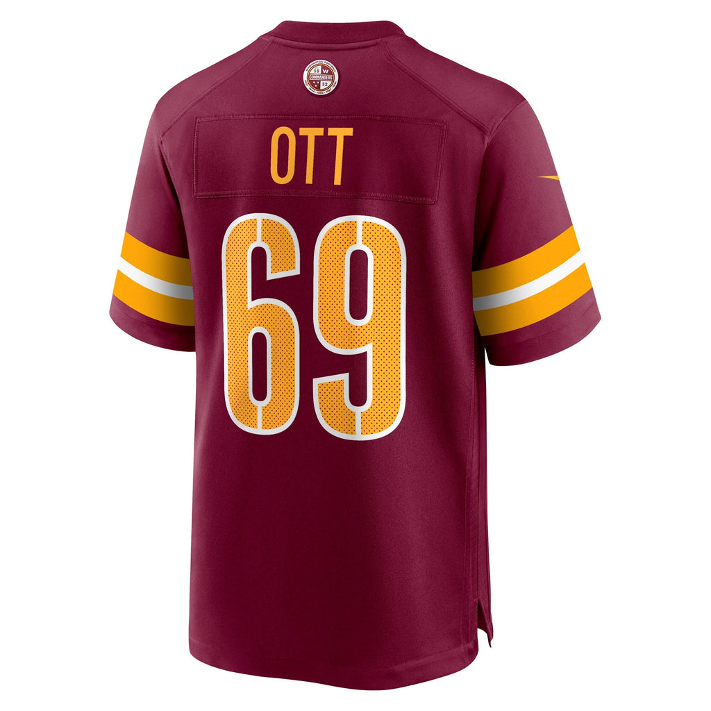 Washington Commanders Tyler Ott Burgundy Game Jersey