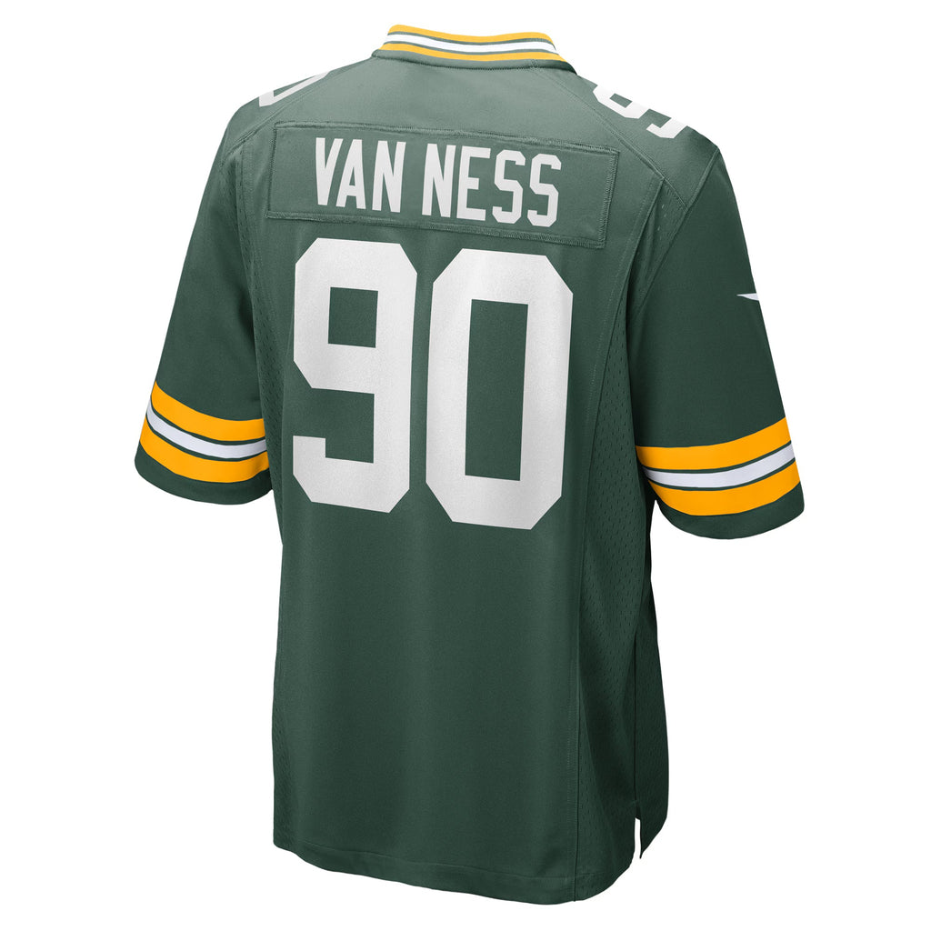 Green Bay Packers Lukas Van Ness Green Game Jersey