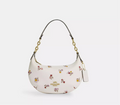 NWT Coach Mini Payton Bag With Floral Print In Gold/Chalk Multi