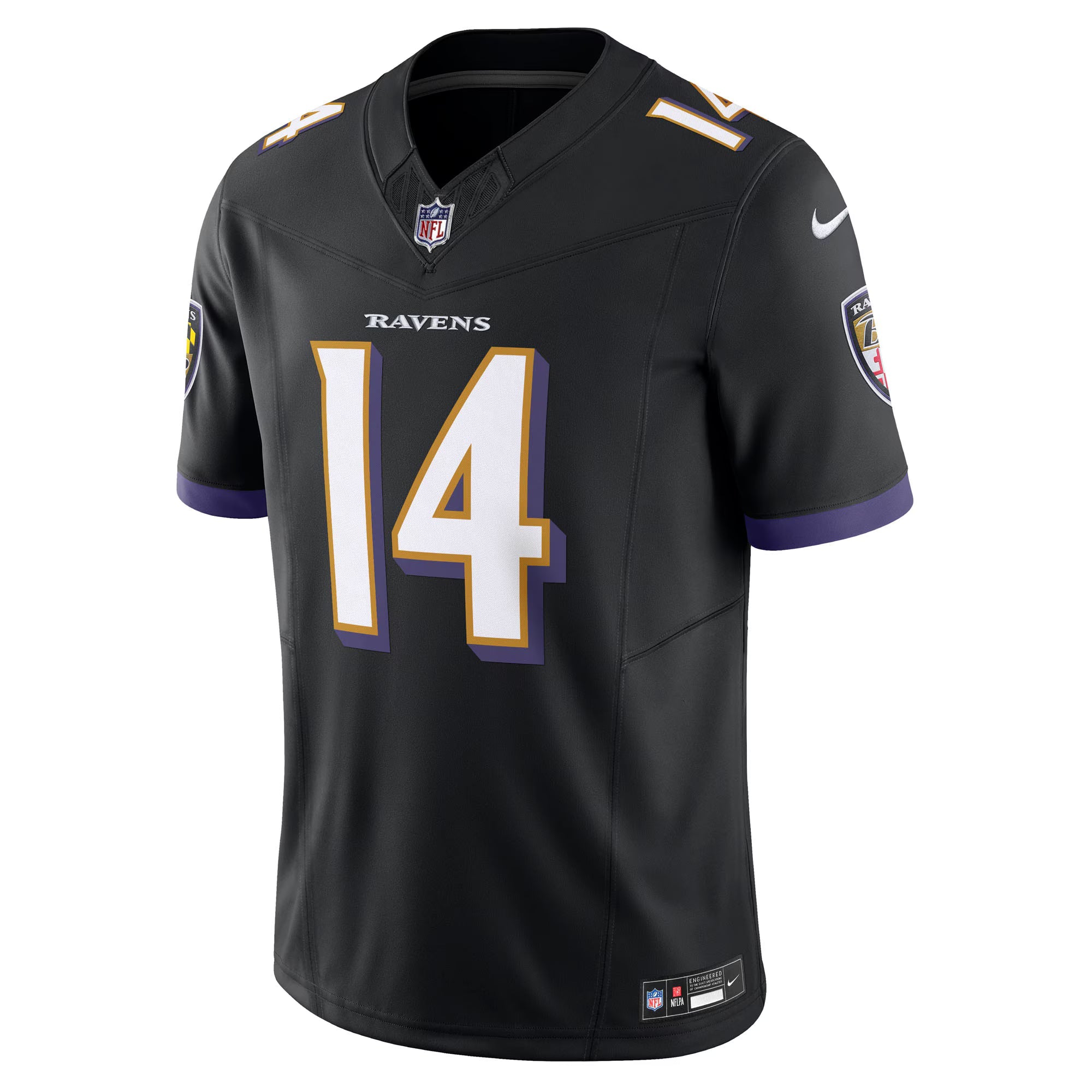 Baltimore Ravens Kyle Hamilton Black Alternate Vapor F.U.S.E. Limited Jersey