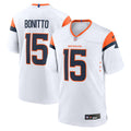 Denver Broncos Nik Bonitto White Game Jersey