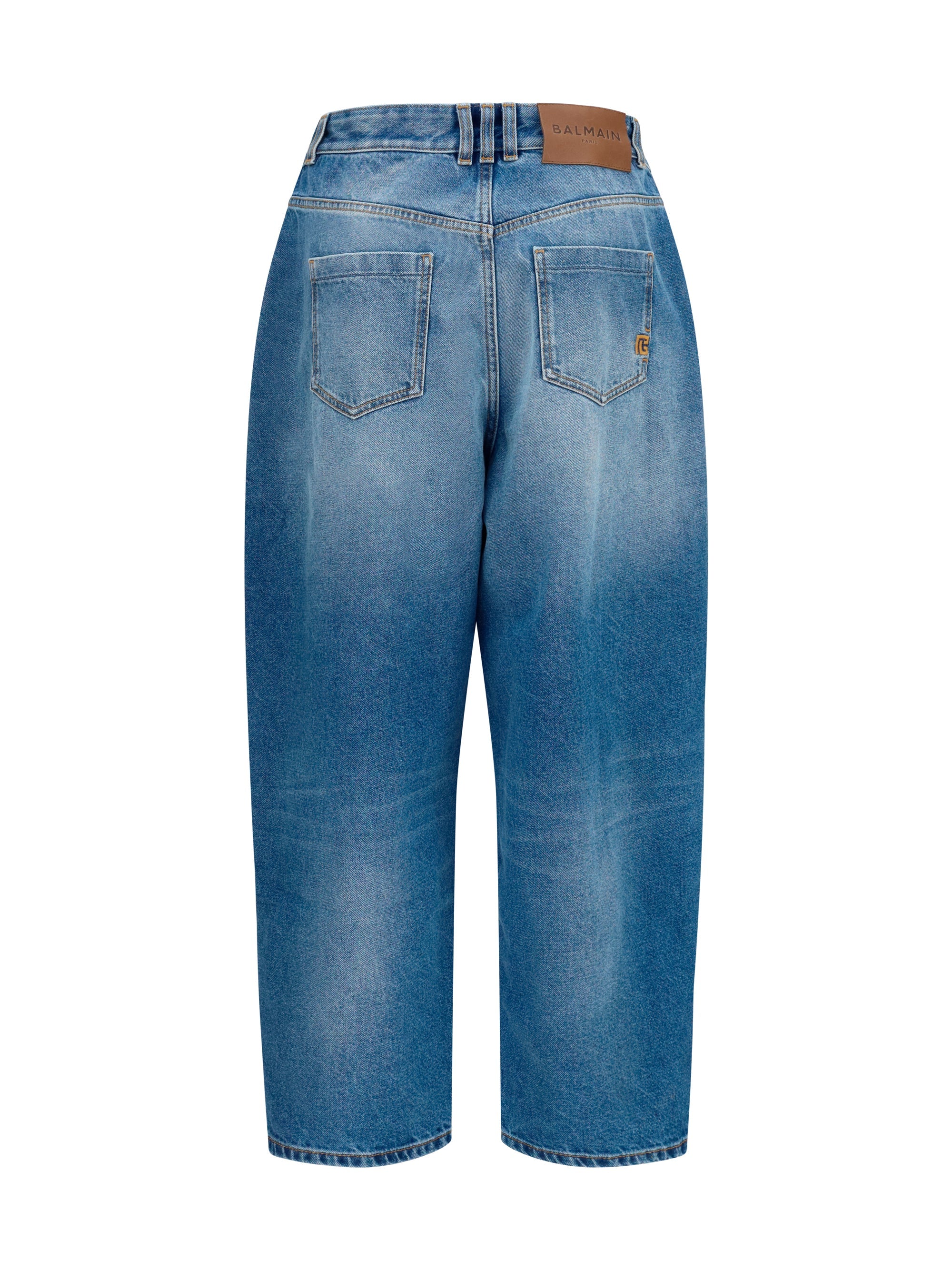 Balmain Women Barrel Denim Jeans