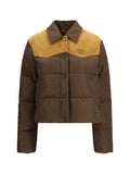 Miu Miu Women Logo Hooded Puffer Jacket