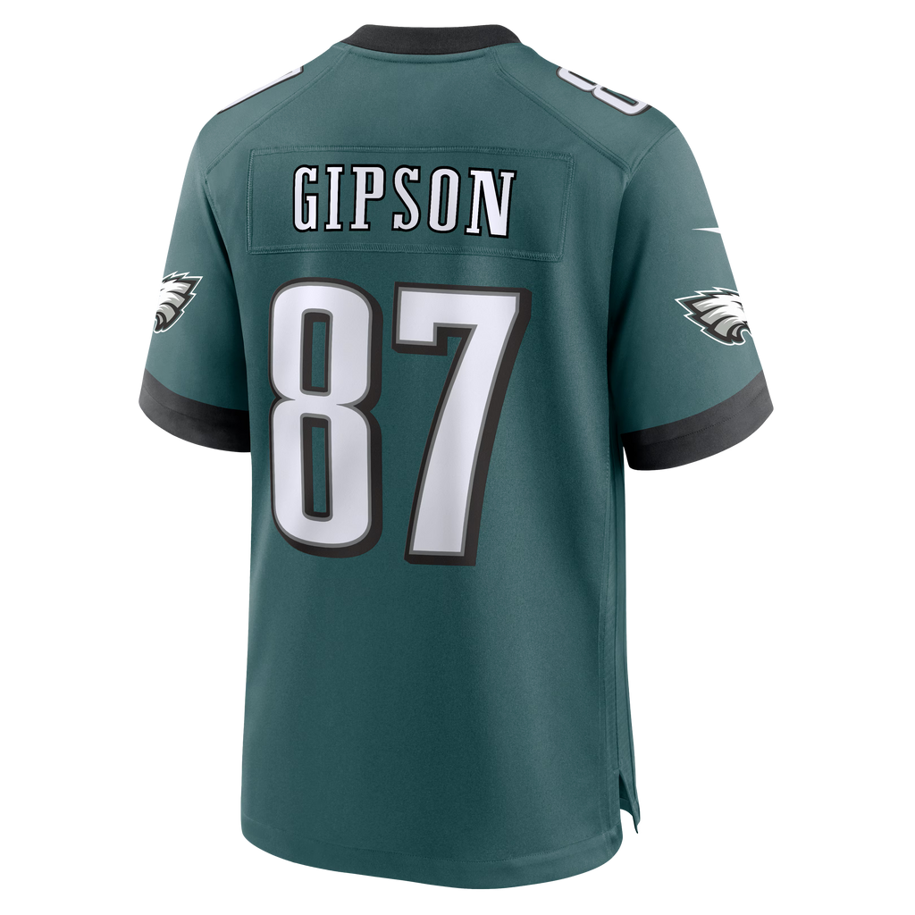 Philadelphia Eagles Xavier Gipson Midnight Green Team Game Jersey