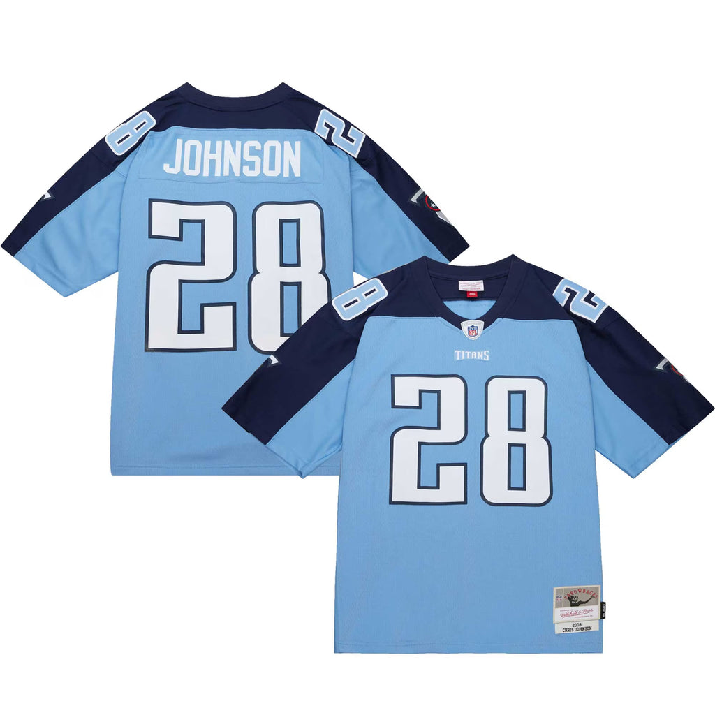 Tennessee Titans Chris Johnson Mitchell & Ness Light Blue Legacy Replica Jersey
